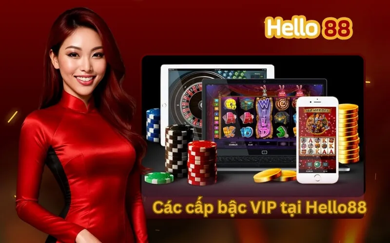 Các cấp bậc VIP tại Hello88