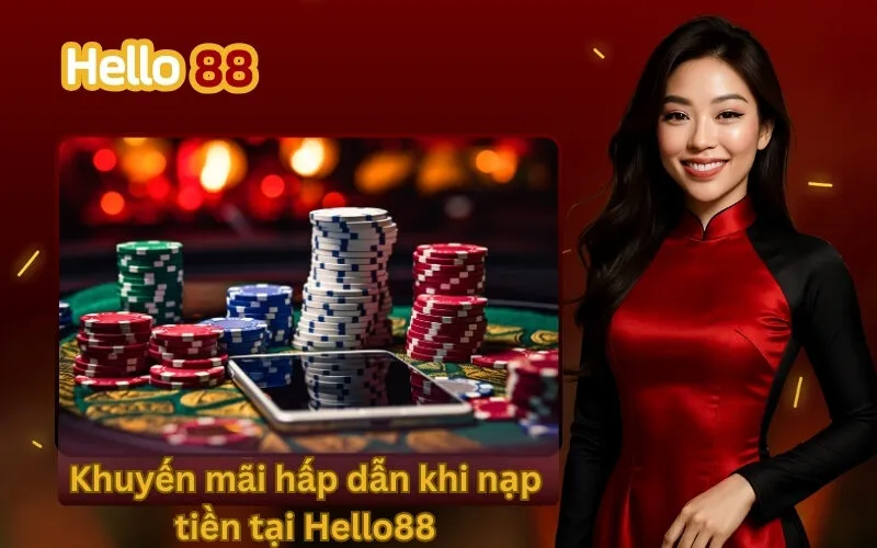 Khuyến mãi hấp dẫn khi nạp tiền tại Hello88